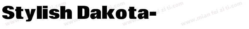 Stylish Dakota字体转换
